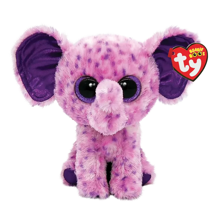 Beanie Babies: Eva Elephant Purple