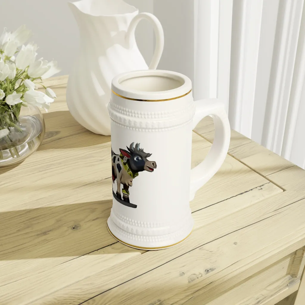 Black Cow Stein Mug