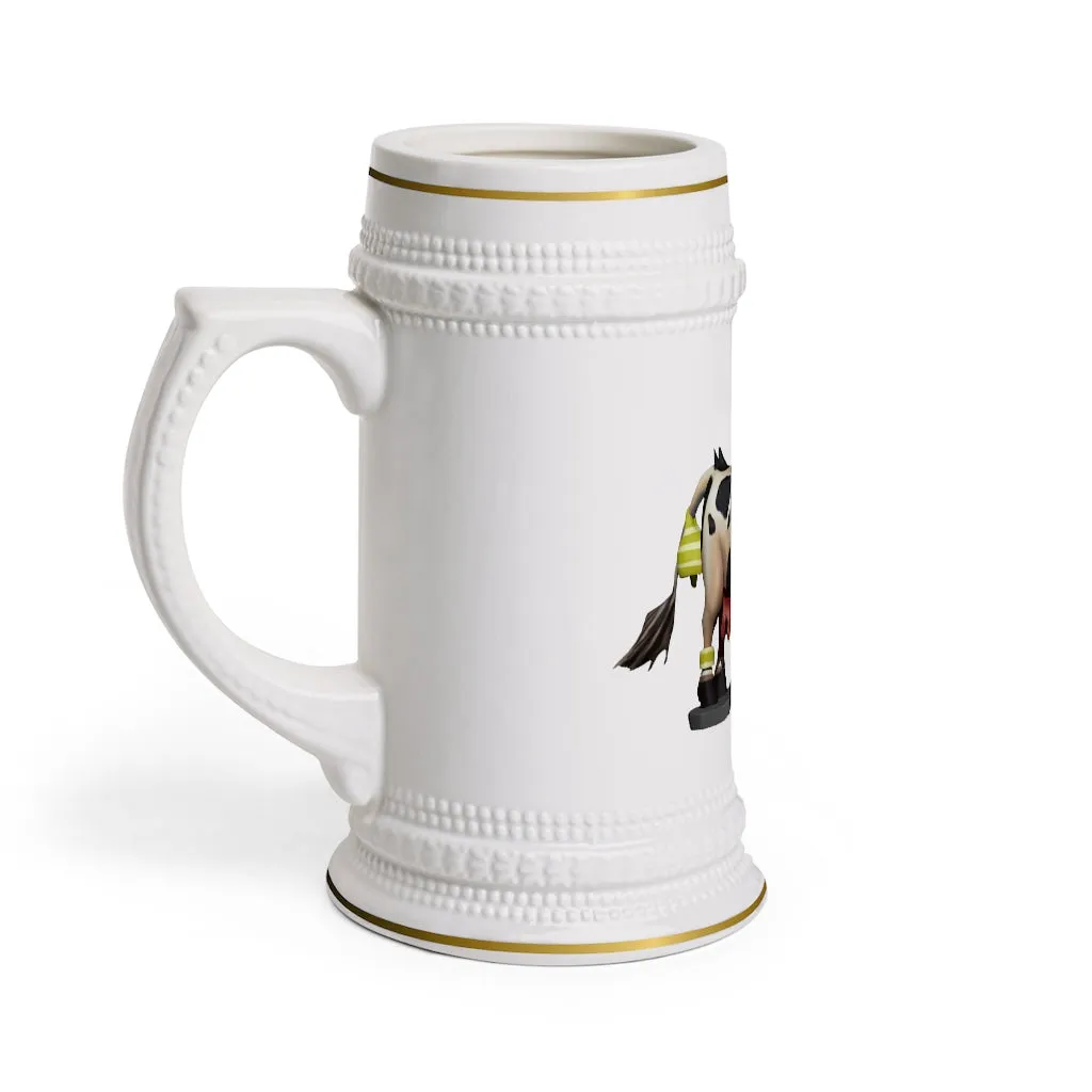 Black Cow Stein Mug
