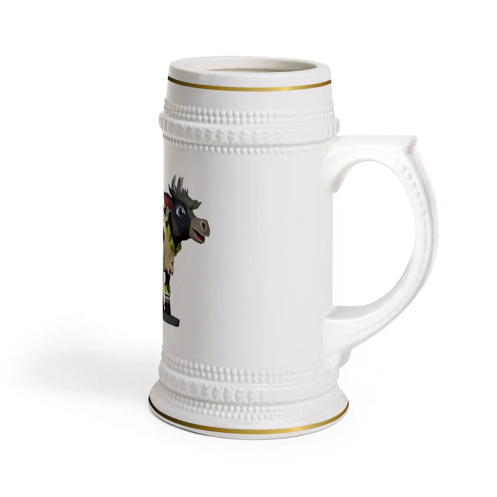 Black Cow Stein Mug