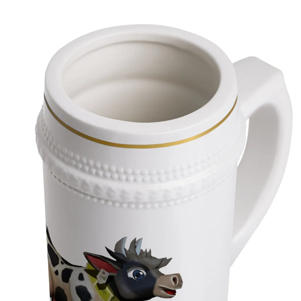 Black Cow Stein Mug