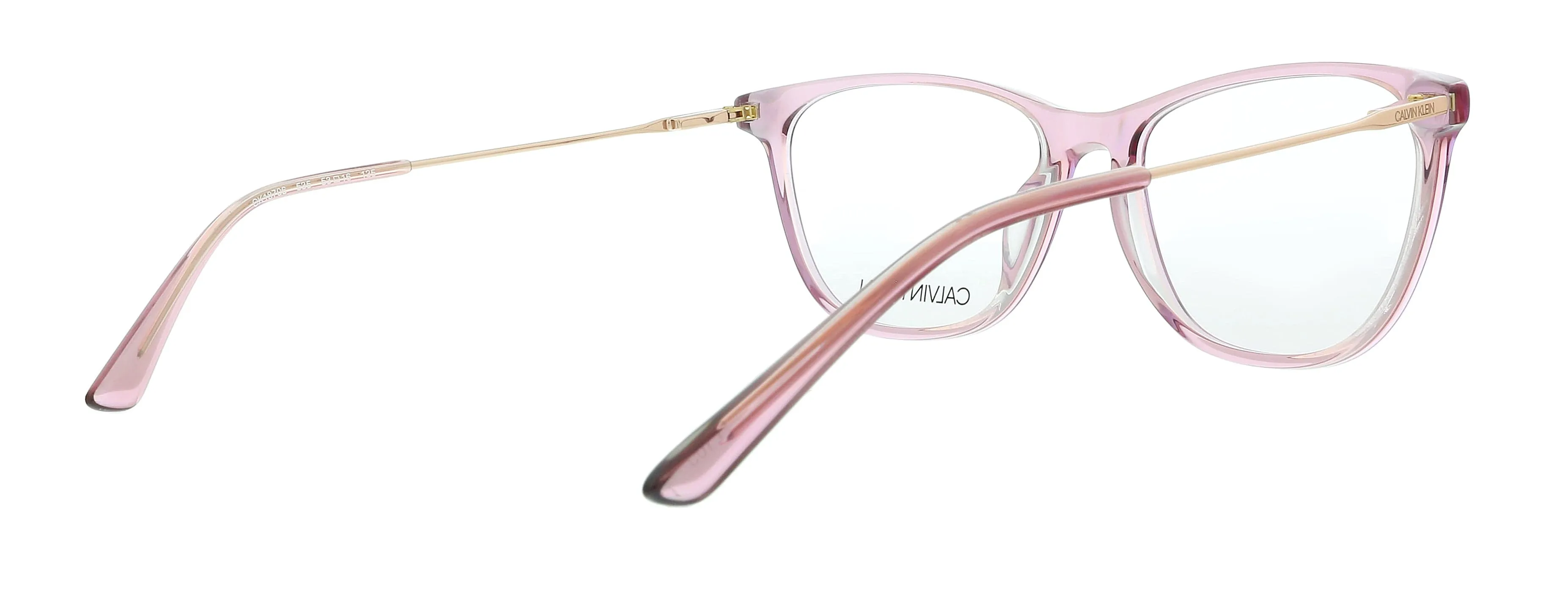 Calvin Klein CK18706 535 Crystal Mauve Laminate Cat Eye Eyeglasses