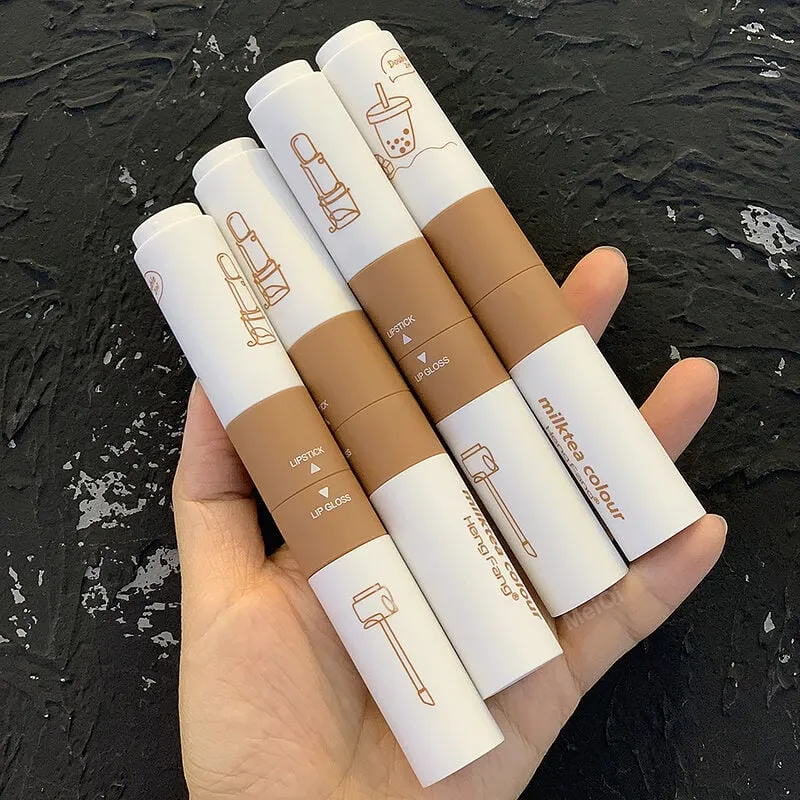 Cute Milk-Tea Lip Gloss
