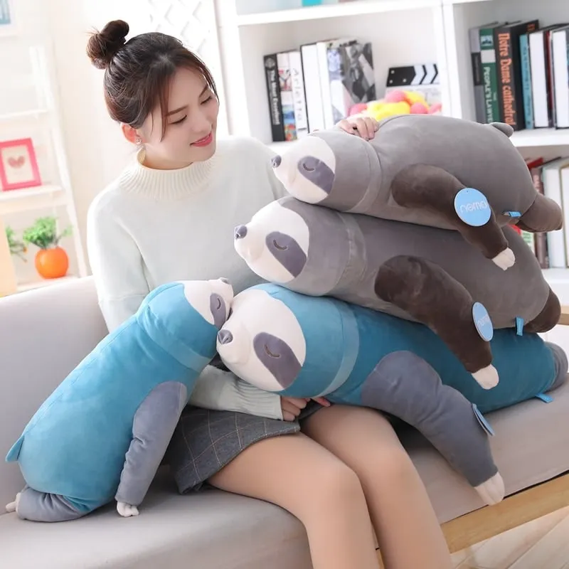 Cute Stuffed Sloth Pillow