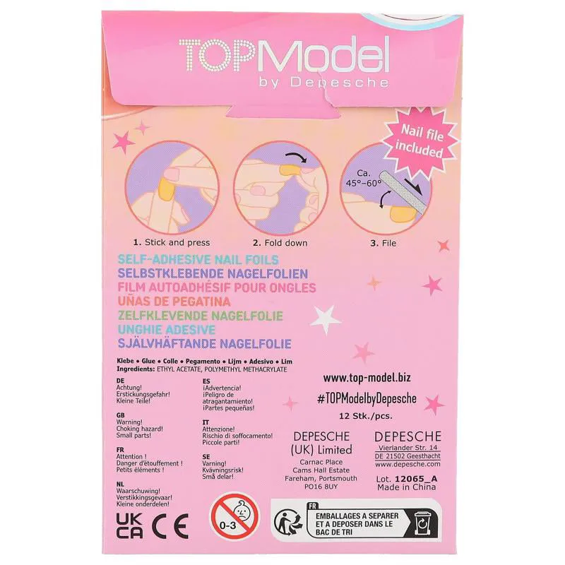 Depesche Topmodel Nail Foils Beauty and Me (1pc)