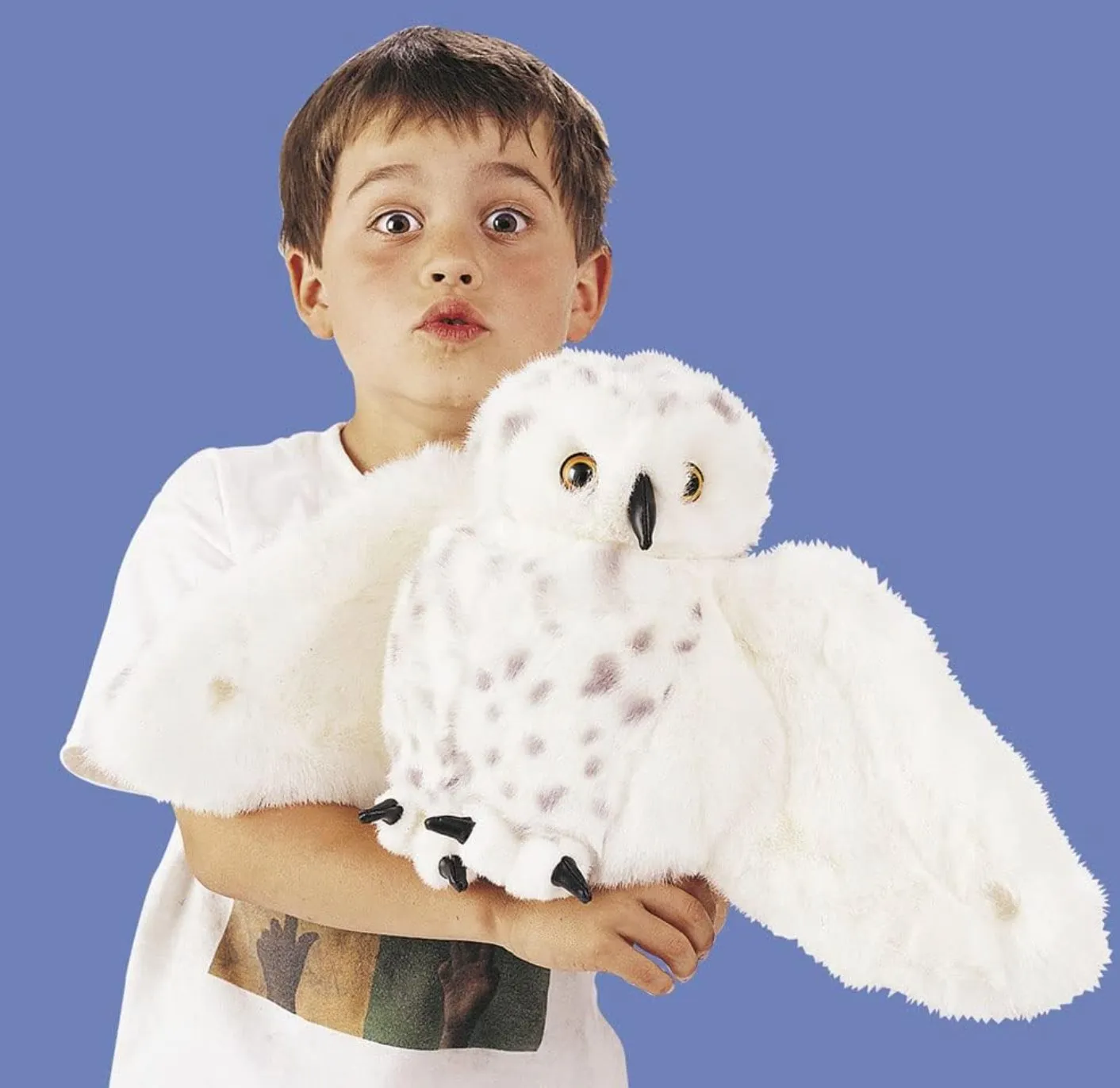 Folkmanis Snowy Owl Hand Puppet