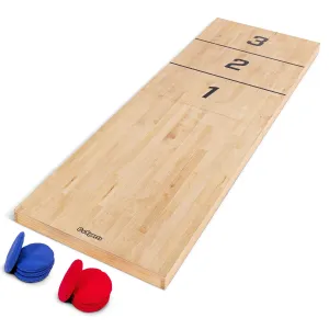 GoSports 6 ft x 2 ft Tossski Shuffleboard Cornhole Game Set