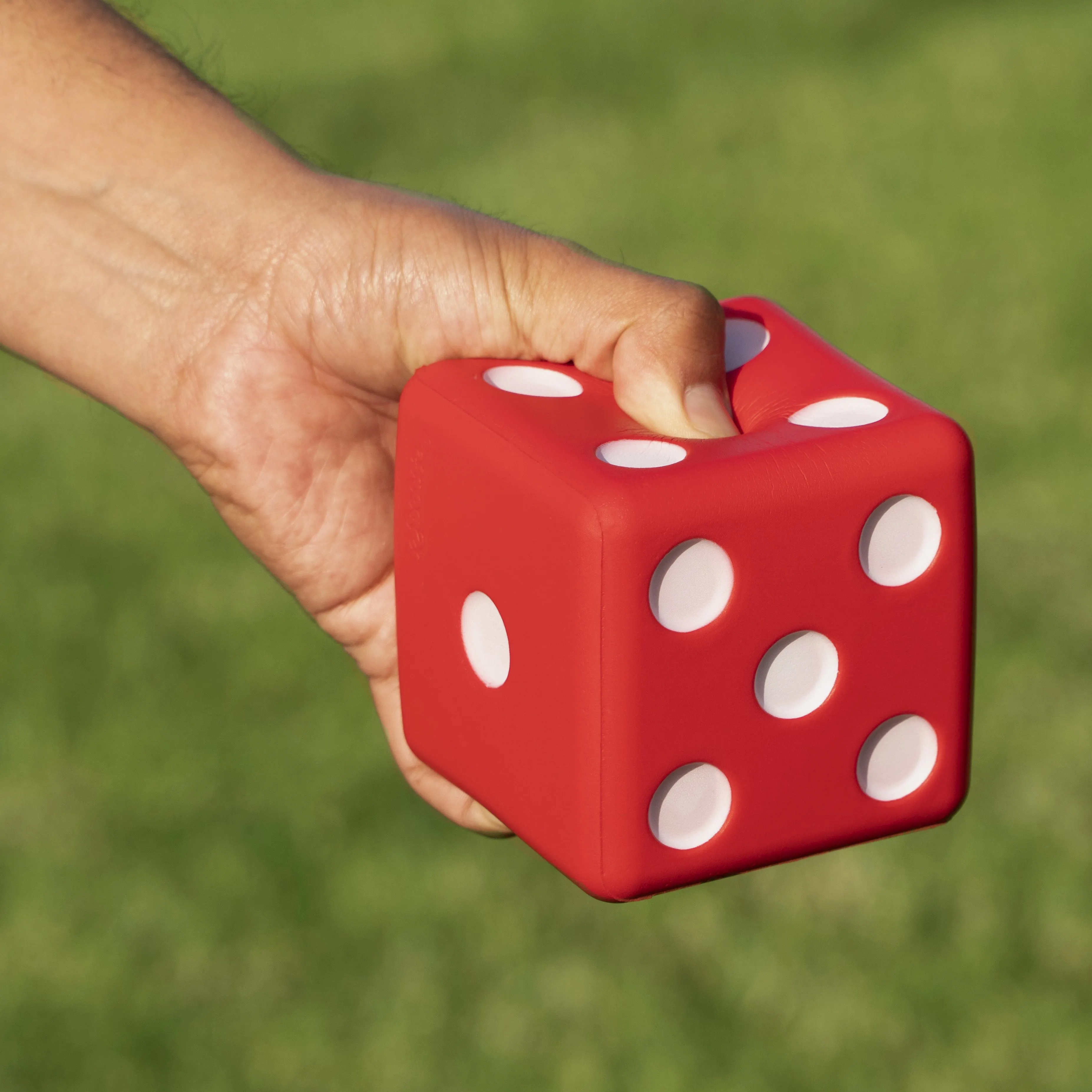 GoSports Giant 3.5" Red Foam Playing Dice Set