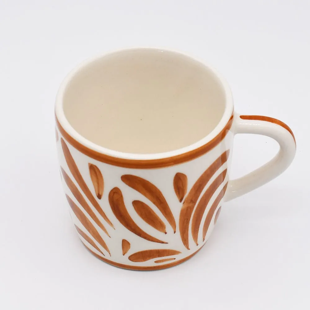 Grand mug en céramique "Andorinha" - Terracotta