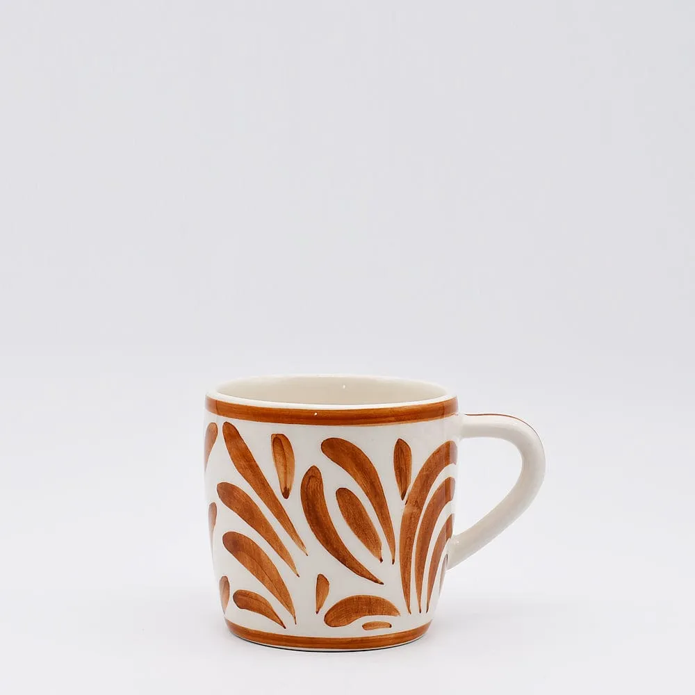 Grand mug en céramique "Andorinha" - Terracotta