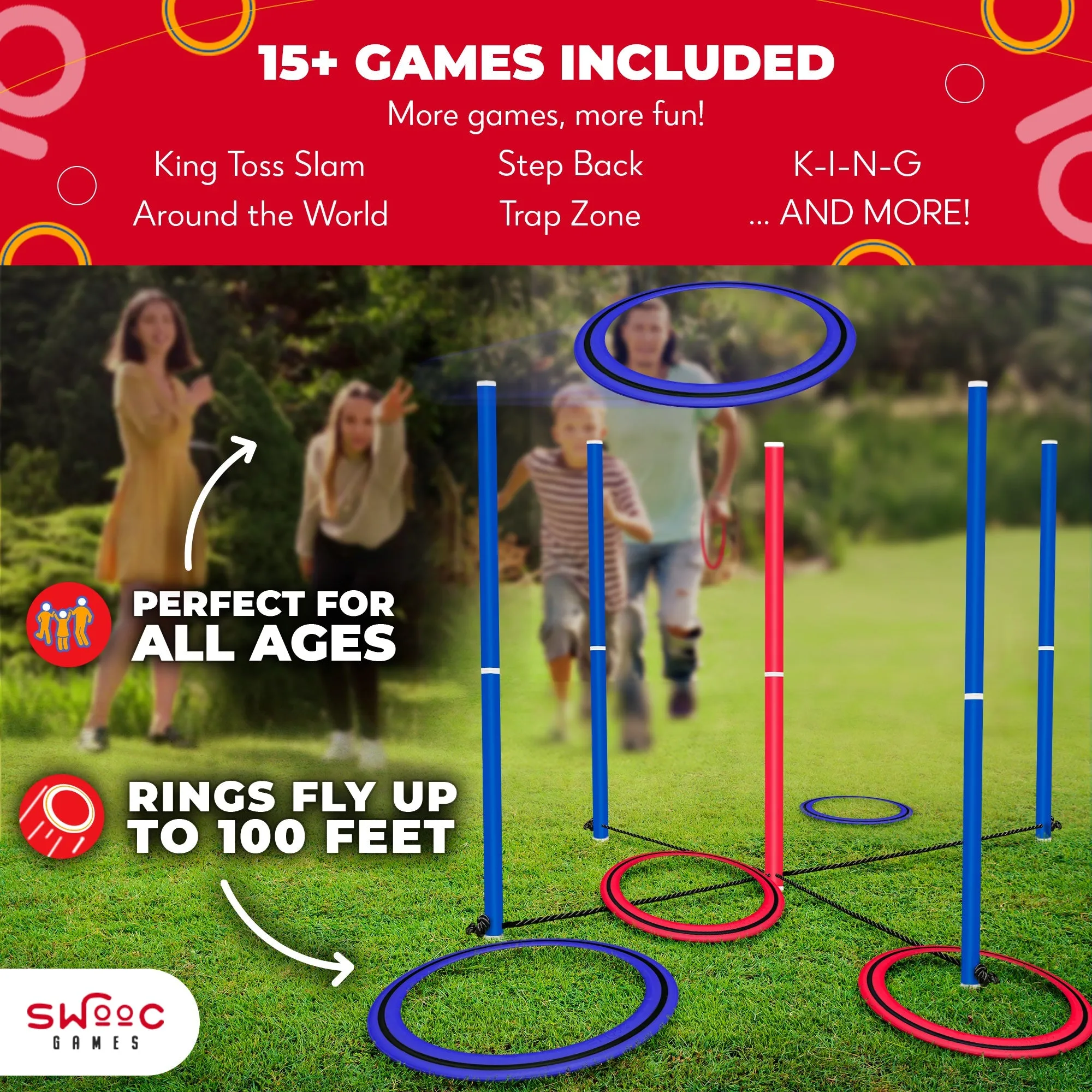 King Toss | Giant Ring Toss Game for Kids and Adults