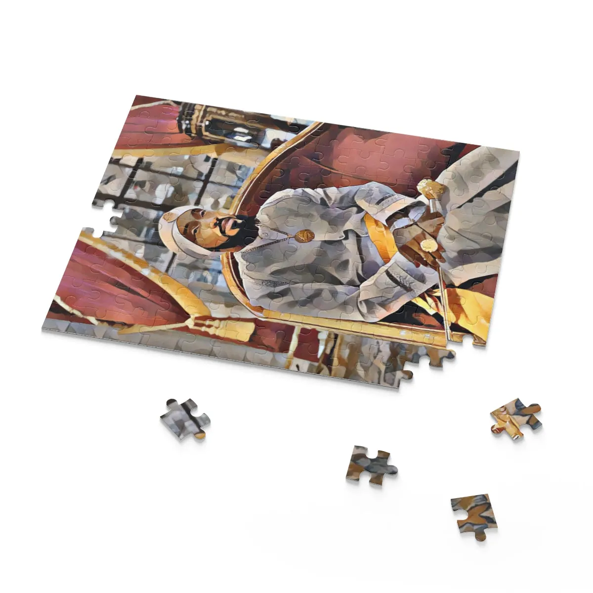 King YAHWEH Red Drapes Puzzle (120, 252, 500-Piece)