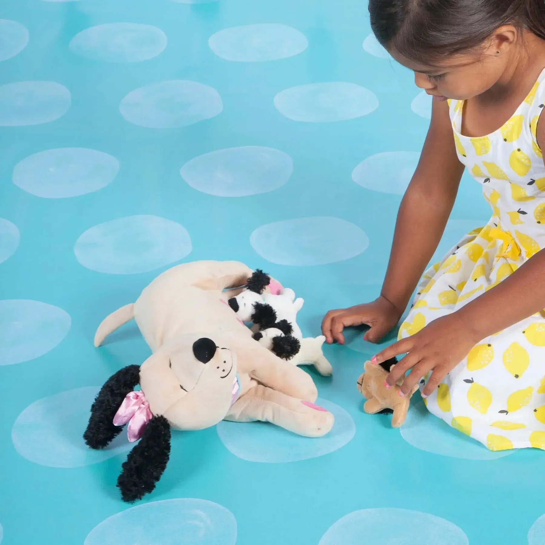 Manhattahn Toy Nursing Dog Nana Plush