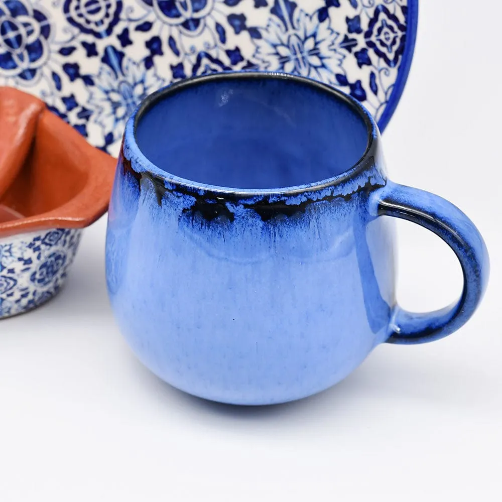 Mug en grès "Amazonia" Bleu