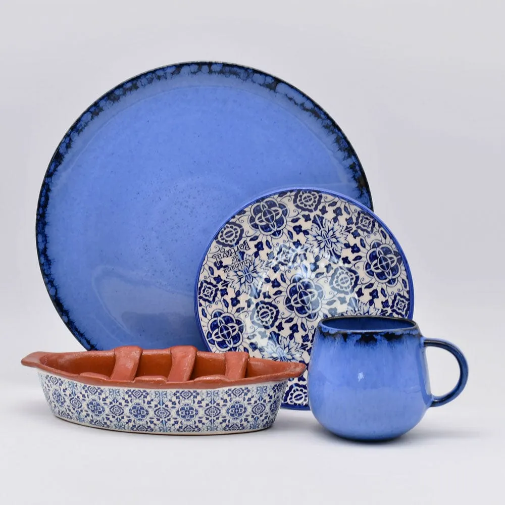 Mug en grès "Amazonia" Bleu