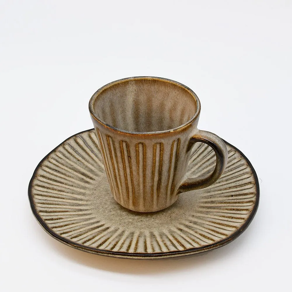 Mug en grès "Vieira" - Beige