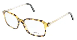 Prada 0PR 03XV 7S01O153 Square Full Rim Tortoise Eyeglasses