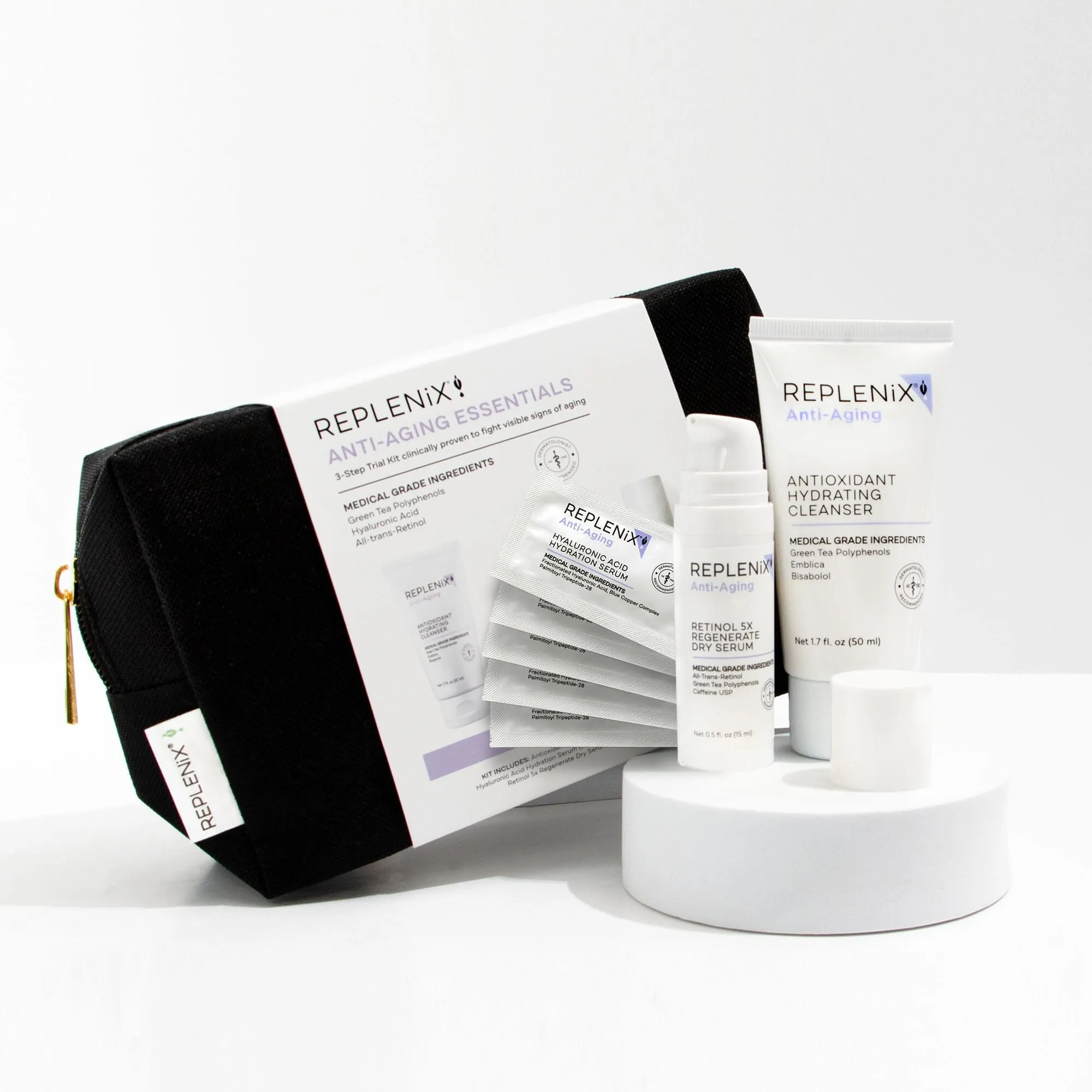 Replenix Anti-Aging Essentials 3 Step Trial Kit