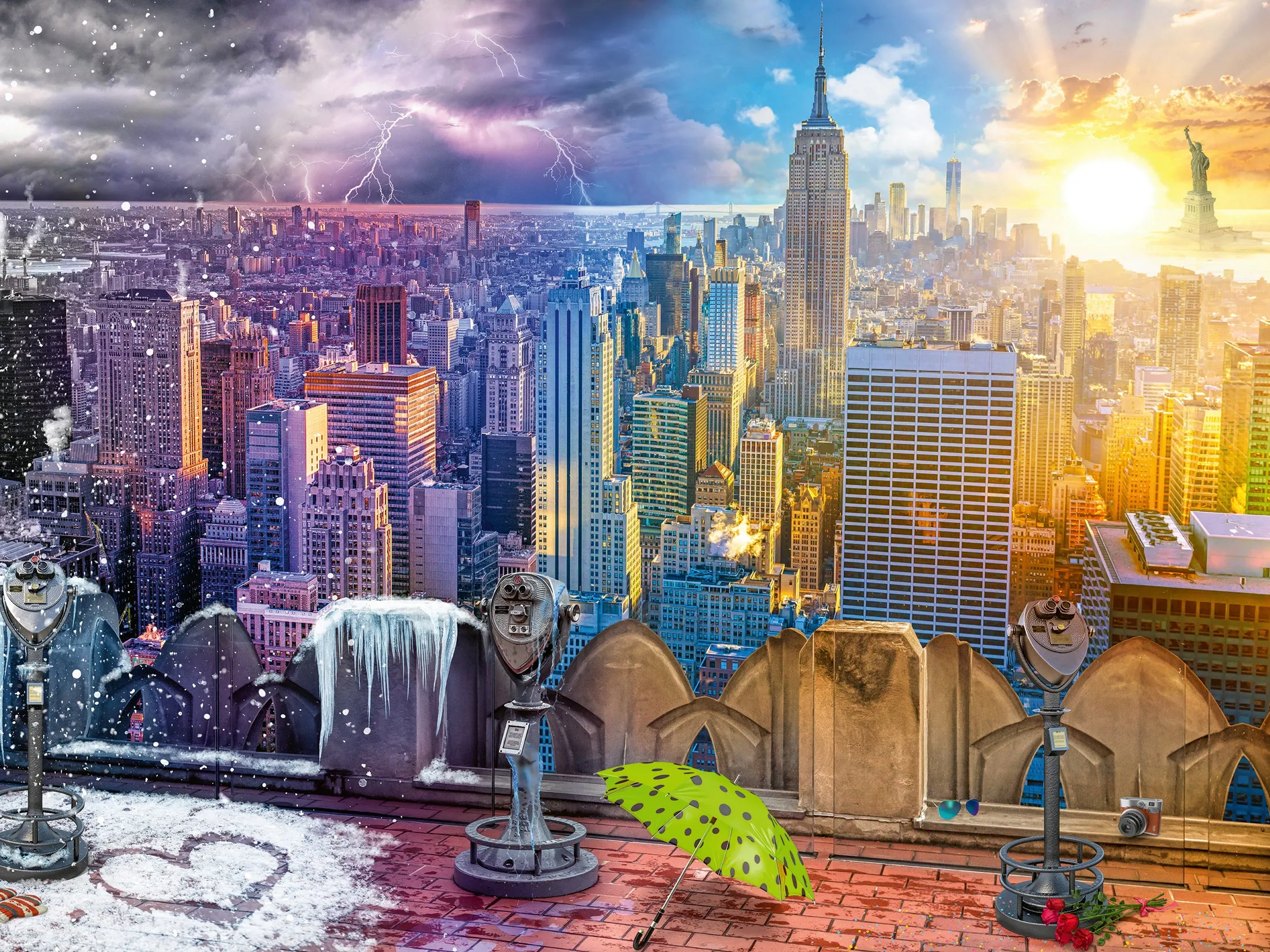 Seasons of New York 1500pc Puzzle