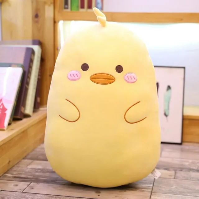 Squishy and Round Friendly Animals Plush Toys