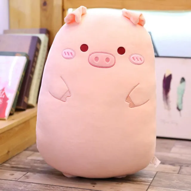 Squishy and Round Friendly Animals Plush Toys